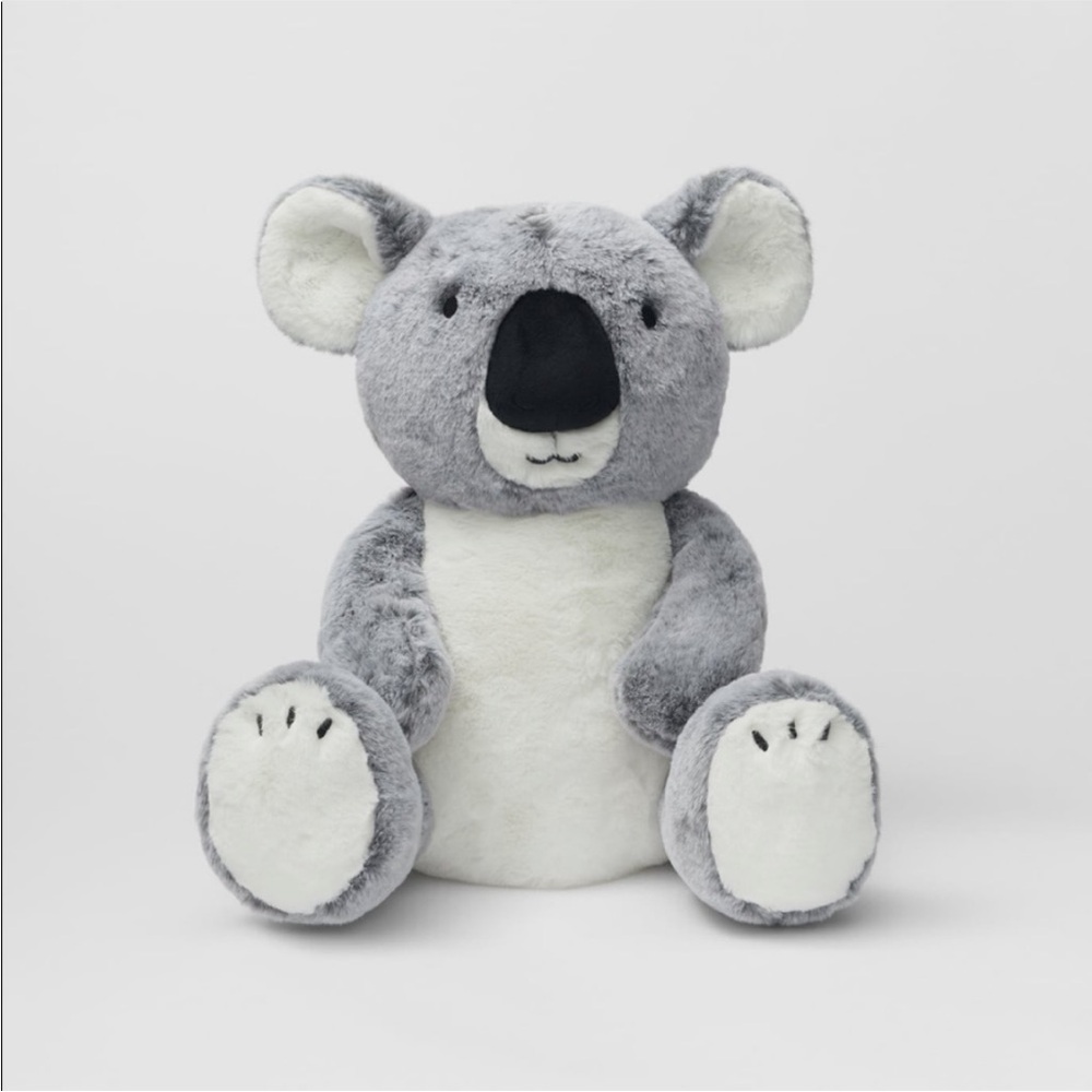 Zara Grey Koala Plush Backpack